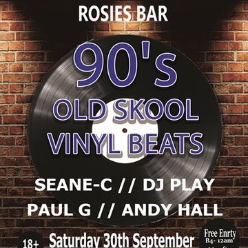 seanec old skool promo mix for Sound Injected 90s vinyl beats 30.9.17