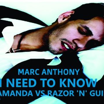 MARC ANTHONY   I NEED TO KNOW 2024 (DJ AMANDA VS RAZOR 'N' GUIDO)