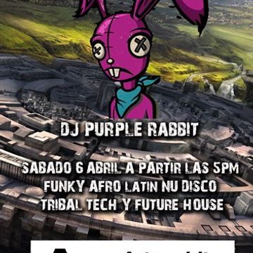 DJ Purple Rabbit live at Artespiritu Alicante 6 April