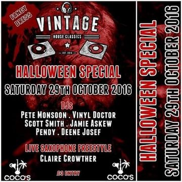 Dj Vinyldoctor @ Vintage - Hallowen Ball - 29-10-2016