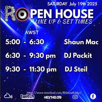 Open House - 19 Jul 25 - Techno