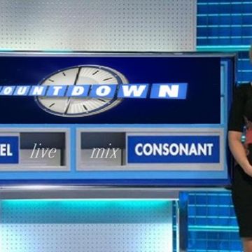 Aaaaand another consonant...Countdown Live!!