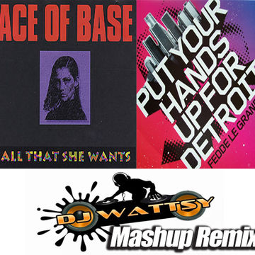 All That She Wants ft put your hands up mash up remix by DJ WATTSY