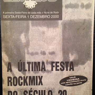 RockMix Bauhaus 2 Dez 1999 Ultima Festa Pop Rock do Milenio