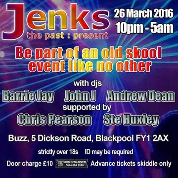 Jenks - Buzz - Blackpool - 26th March 2016