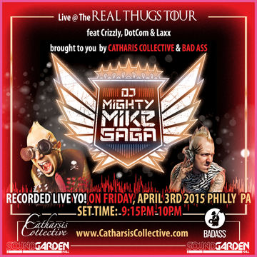 dj Mighty Mike Saga Live @ The Real Thugz Tour At SoundGarden Hall in Philly! 