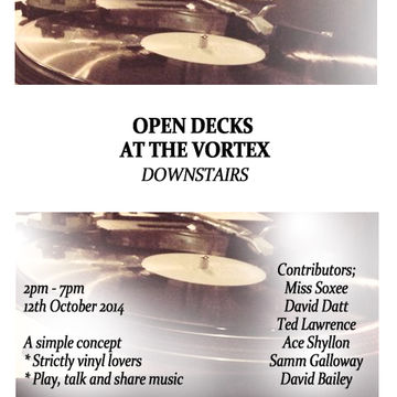 Open Decks at The Vortex 20th December 2014 Miss Soxee