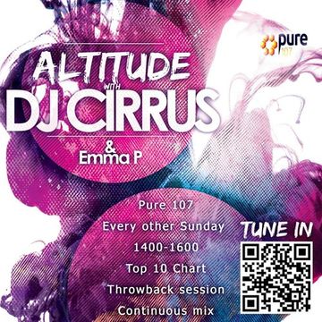 DJ Cirrus presents Altitude featuring Emma P Sunday 10th December 2017 on Pure 107