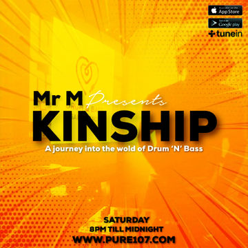 Mr M - Kinship feat. Kudos live on Pure 107 22nd December 2018