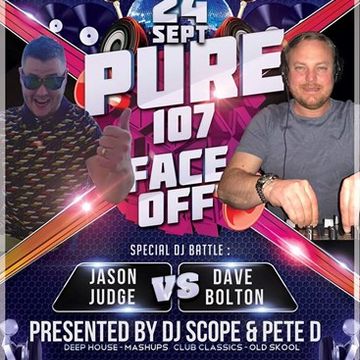 Dave Bolton - Double D FACE OFF guest mix on Pure 107 24.09.2017