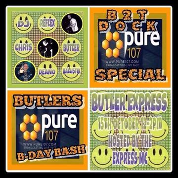 Chris Butler & Express MC - The Butler Express (Hardcore Special) live on Pure 107 15.10.2017