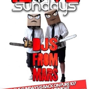Dave Bolton presents I LOVE SUNDAYS on Pure 107 feat. DJ's From Mars 25.02.18