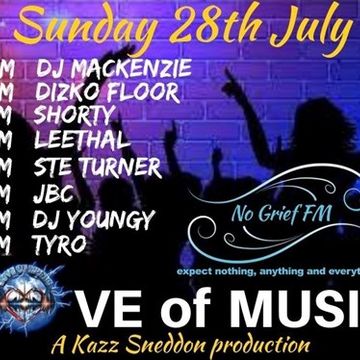 love of music tribute to Kazz Sneddon (July Event)