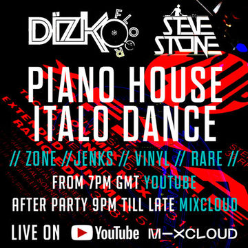 Dizko Floor - DJ STEVE STONE/DIZKO FLOOR LIVE | Italo Dance // Zone // Jenks // Vinyl Set