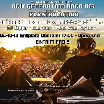 Dj-Tigger @ NEW GENERATION - OPEN AIR 04-10-2014