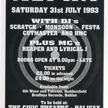 Alpha at the Civic Theatre Halifax 31st July 1993   DJ HMC Scratch & Festa part 4