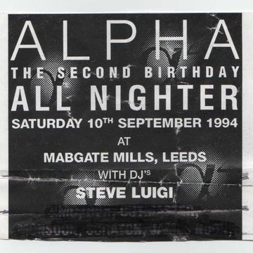 Steve Luigi   Alpha all nighter Mabgate Mills Leeds 10th Sept 1994 (Part 1)