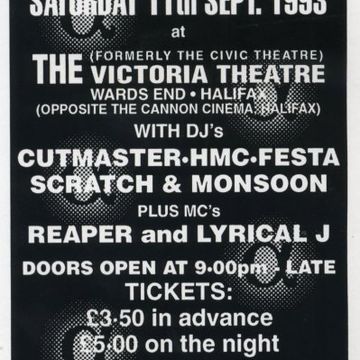 Alpha the Civic Theatre Halifax 11th September 1993   DJ Cutmaster (AKA. DJ Ray)