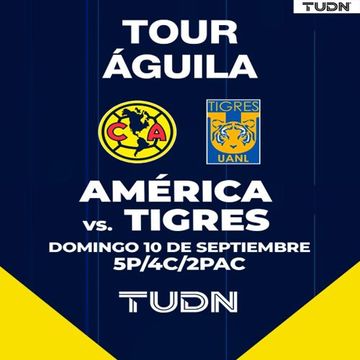 [Radio] América Vs. Tigres [Tour Águila] [Amistoso] [TUDN Radio] [USA] [10-09-2023]