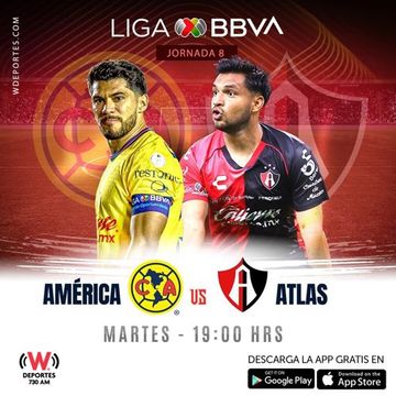 [Radio] América Vs. Atlas [Liga MX] [J8] [W Deportes] [730 AM] [CDMX] [17-09-2024]