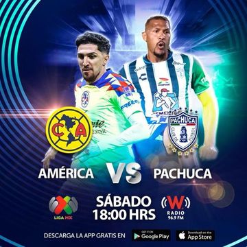 [Radio] América Vs. Pachuca [Liga MX] [Cuartos De Final] [Vuelta] [W Radio] [96.9 FM] [CDMX] [11-05-2024]