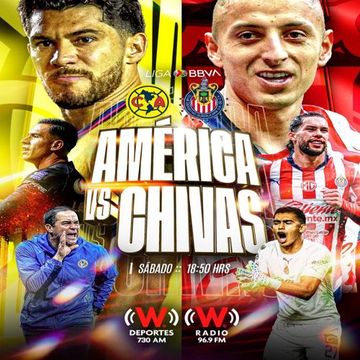 [Radio] América Vs. Guadalajara [Liga MX] [J7] [W Deportes] [730 AM] [CDMX] [14-09-2024]