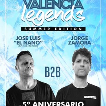 VALENCIA LEGENDS FESTIVAL   JORGE ZAMORA B2B JOSE LUIS EL NANO