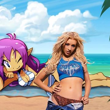 Shantae in a bottle - Christina Aguleria vs Shantae