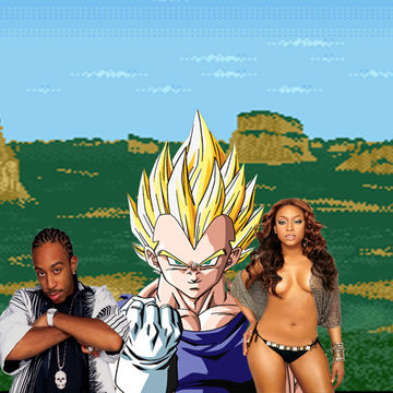 Vegeta B R ight - Trina vs Dragon Ball Z