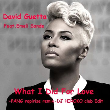 David Guetta Feat. Emeli Sande - What I Did For Love -PANG! reprise remix- [DJ HIROKO club Edit]