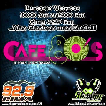 Cafe 80's con Dj Shaggy Venezuela