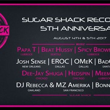 Dee Jay Shuga   Live in Lubbock TX   Sugar Shack 5th Anniversary Party