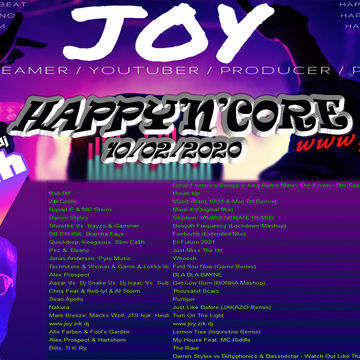 HAPPY'N'CORE 10/02/2020  mixed by JOY live on TWITCH