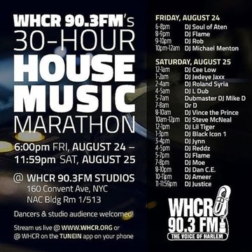 DJ Reddz LIVE on WHCR 90.3FM's 30-Hour Marathon Mix