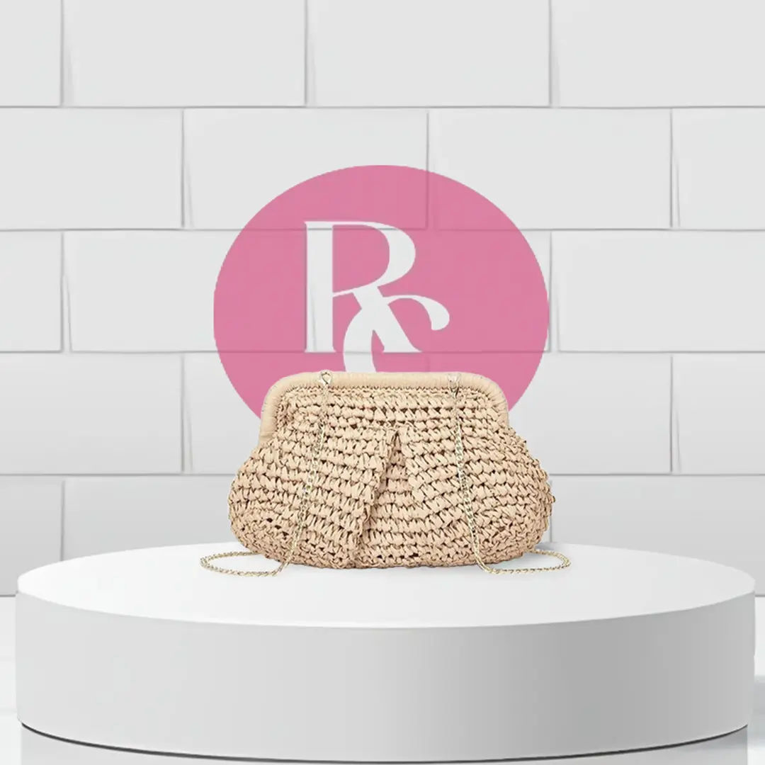 Cartera estilo mimbre
