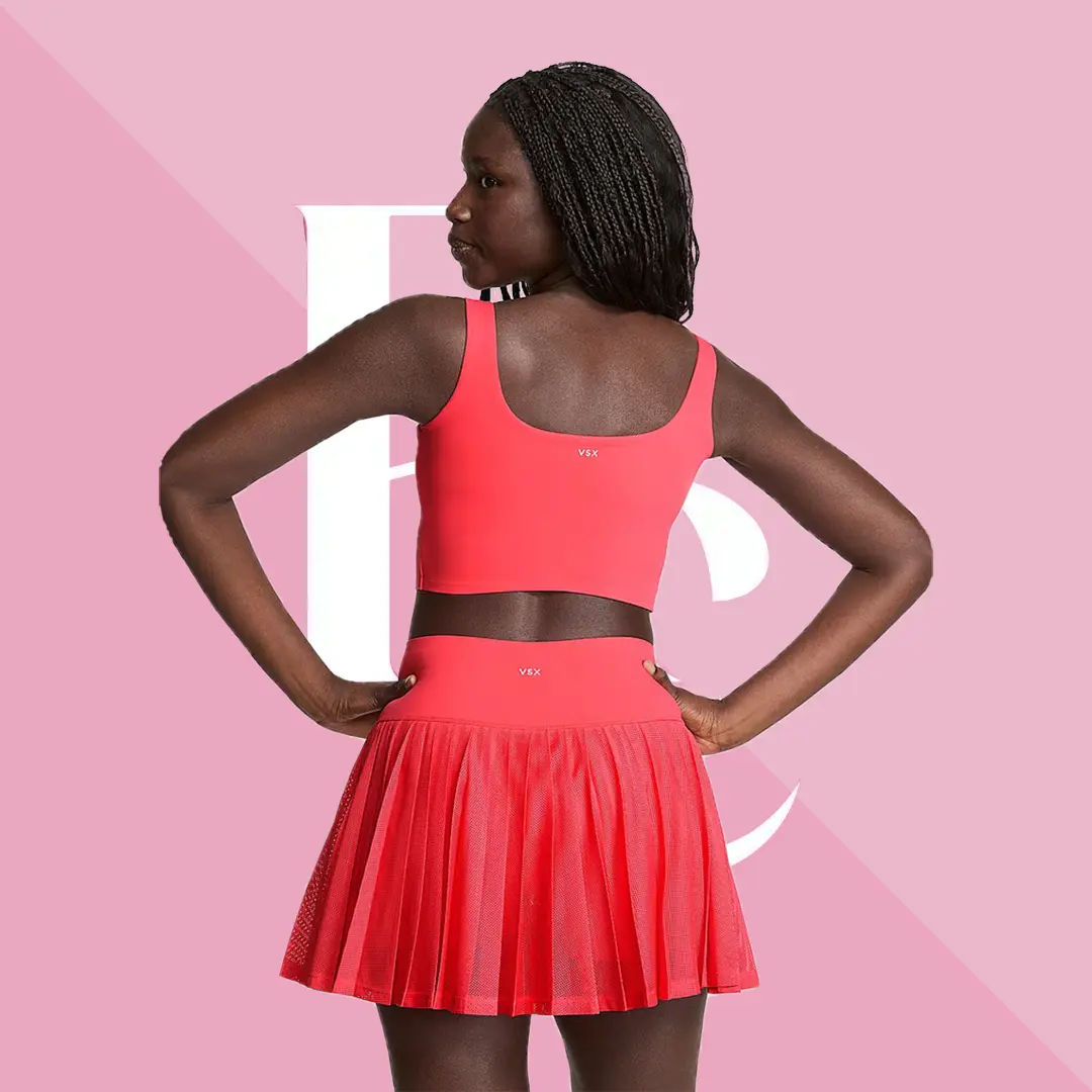 Victoria's Secret Falda de tenis de malla VSX 