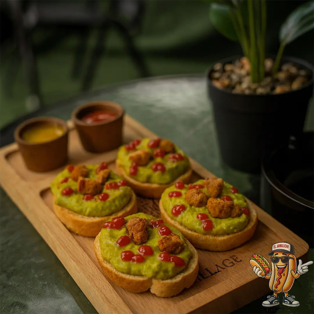 Tapas jamaliche Guacamole