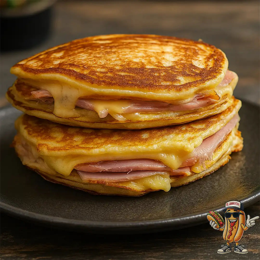 Arepas de jamón y queso