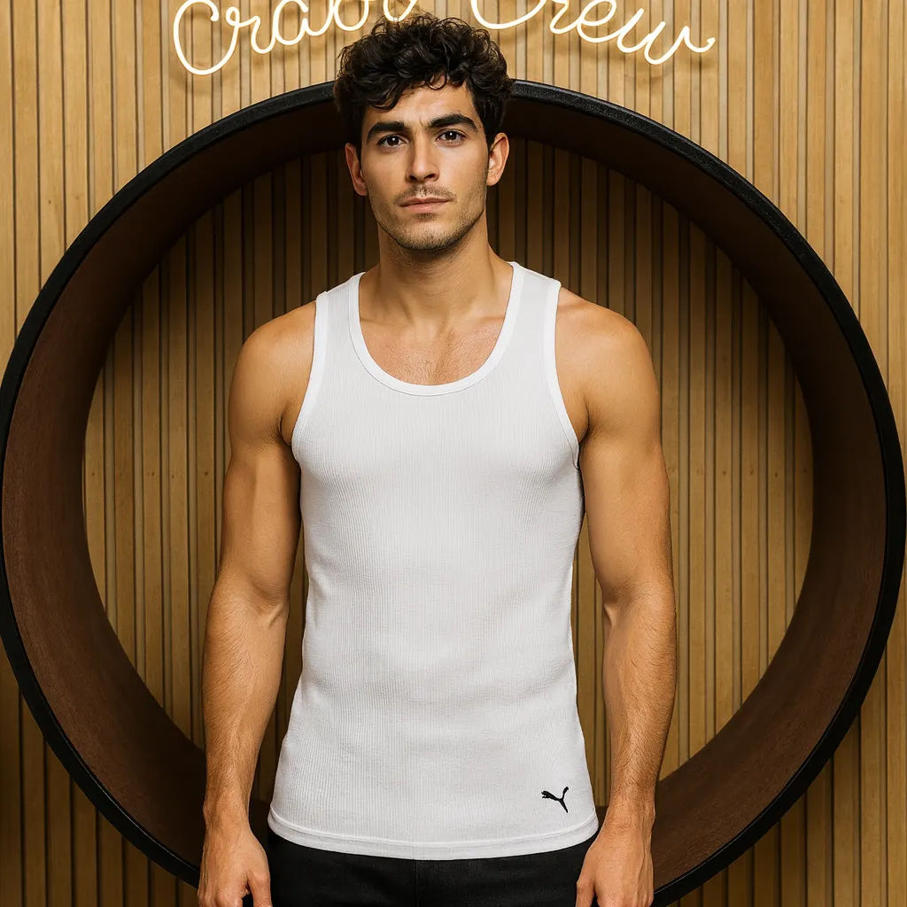 Puma Camiseta Blanco (C098)– Talla S, M