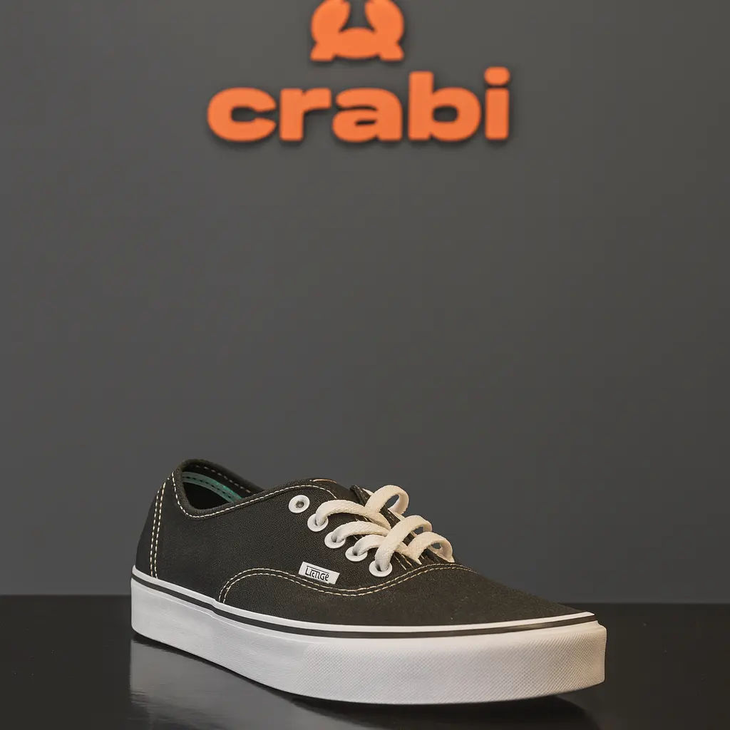 Zapato Vans Negro con Blanco (C087) – Talla 42