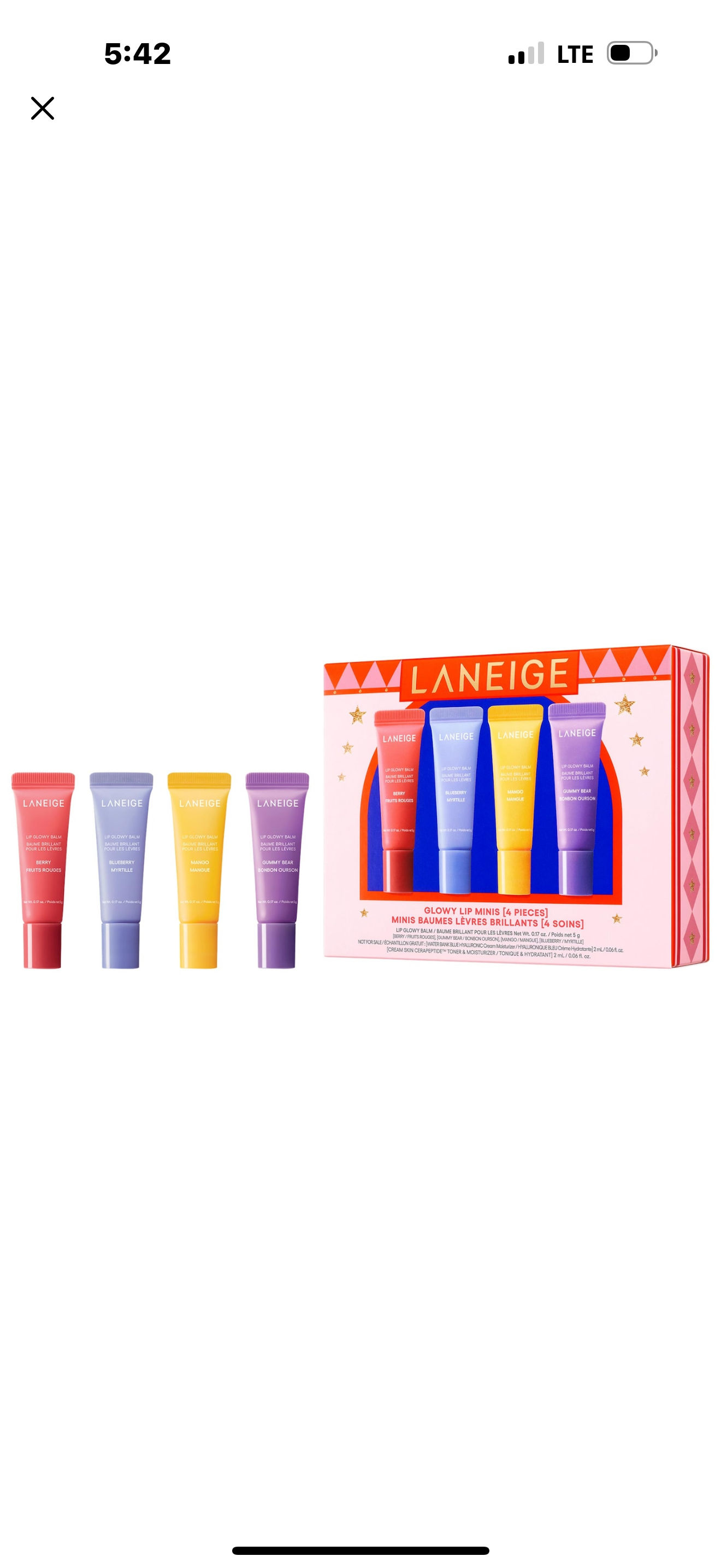 Bálsamo labial laniege 
