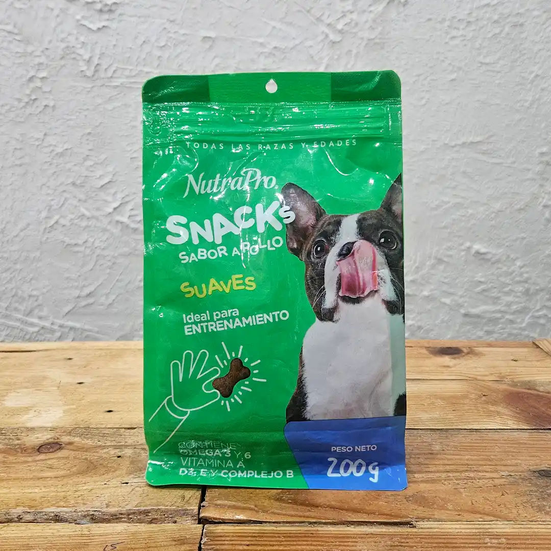 Snacks NutraPro Sabor Pollo – Suaves