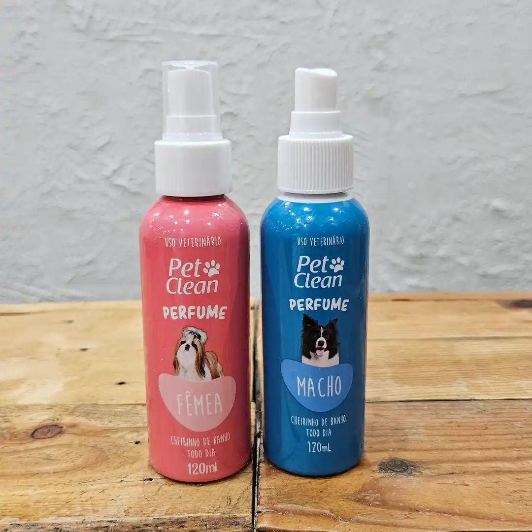 Perfume para Perro Pet Clean – Variantes Fêmea y Macho – 120 mL