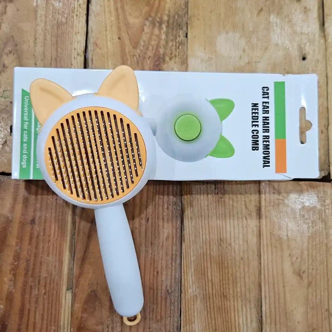 Cepillo Deslizante Autolimpiante para Perros y Gatos