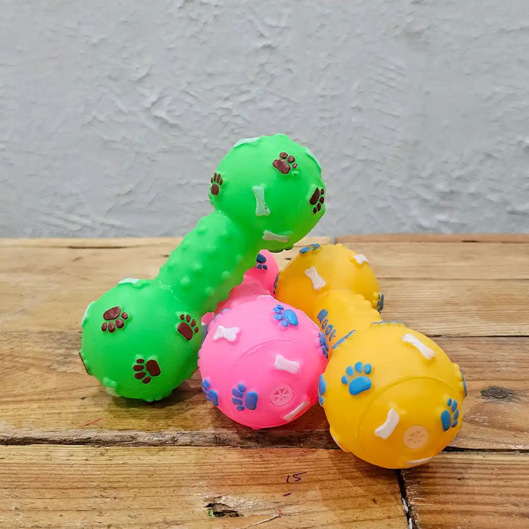 Juguetes de Goma en Forma de Hueso y Bola – Diseño Divertido