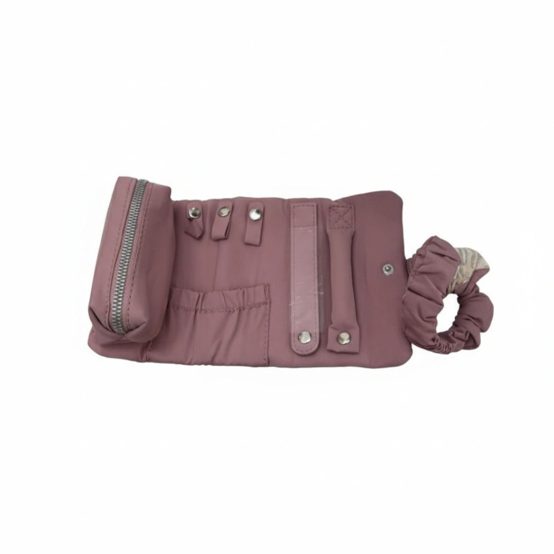 ​Organizador de Joyas de Viaje Enrollable "Dusty Rose"