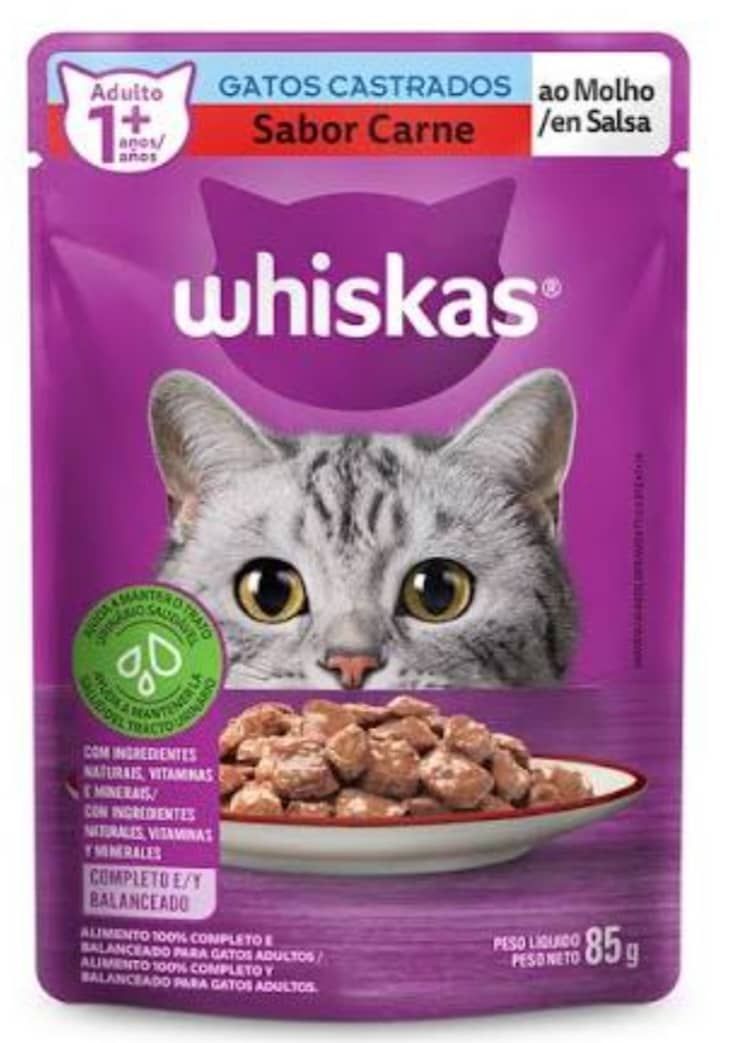 Comida Húmeda para Gato Castrado – Sabor Carne en Salsa – 85 g