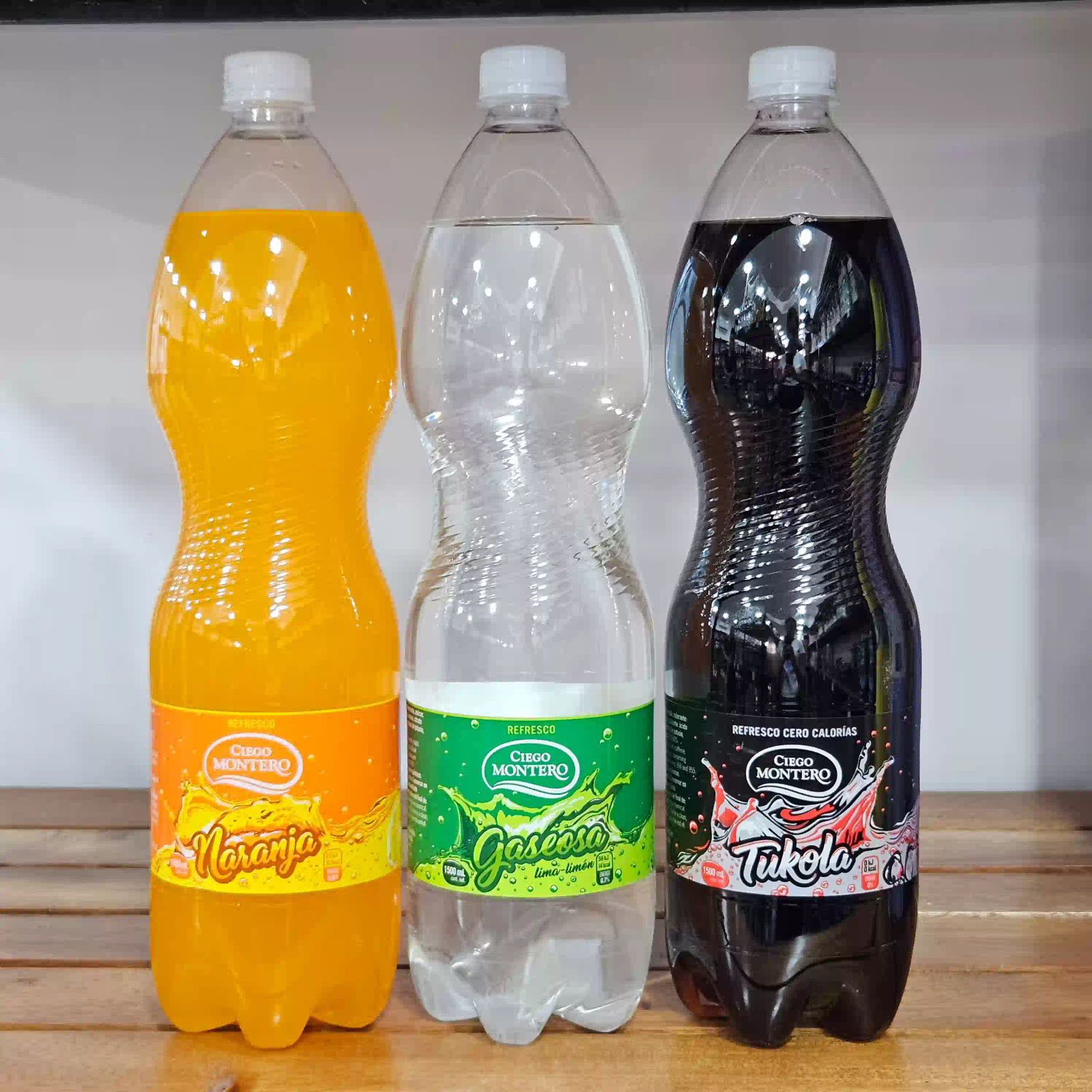 Refrescos de Ciego Montero (Naranja, Lima-Limón, Tukola)