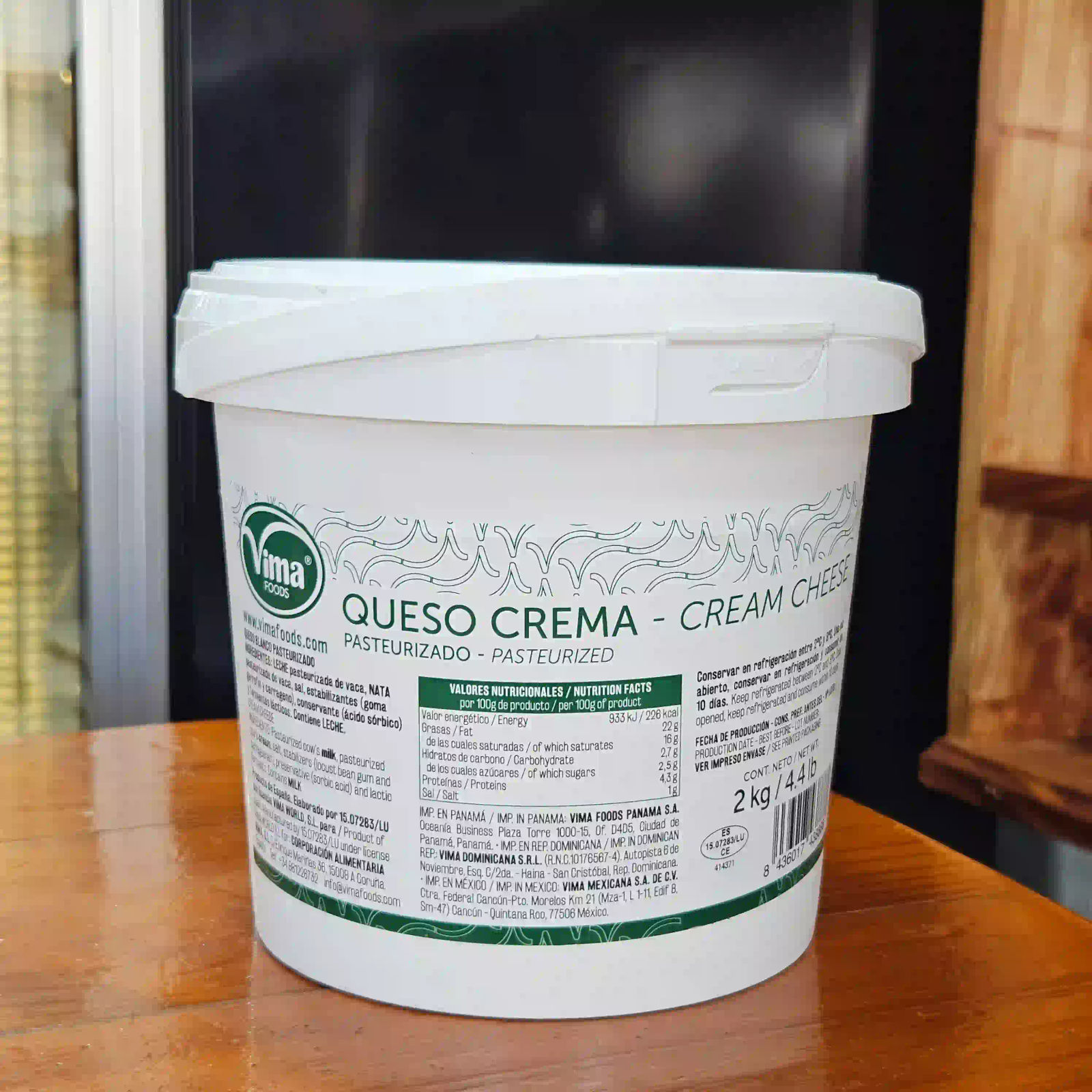 Queso Crema VIMA Pasteurizado (2 Kg)