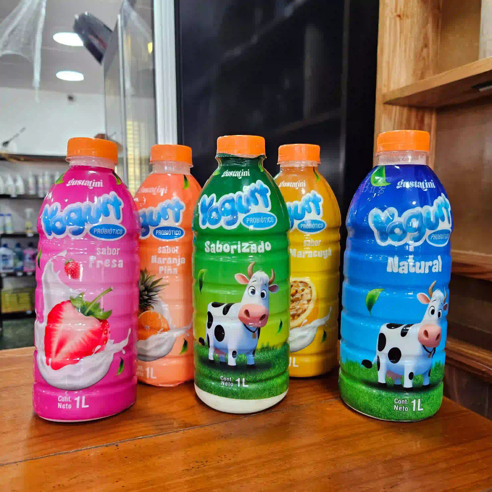  Yogurt Probiótico Surtido Gustadini (1 lt)